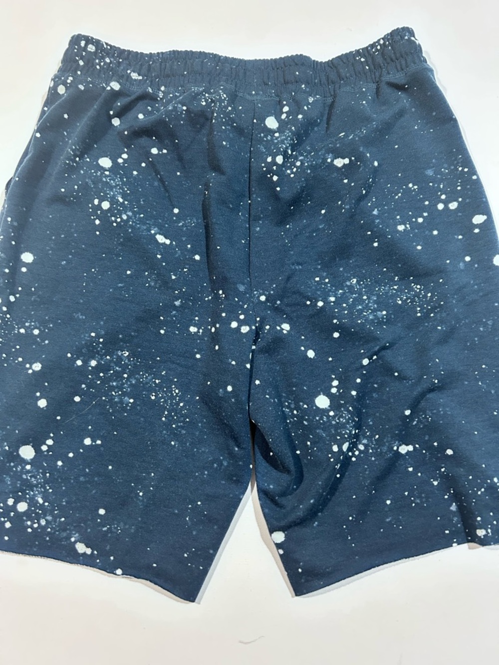 LuLaRoe Medium Jamie Navy Blue Splatter Print Casual Shorts